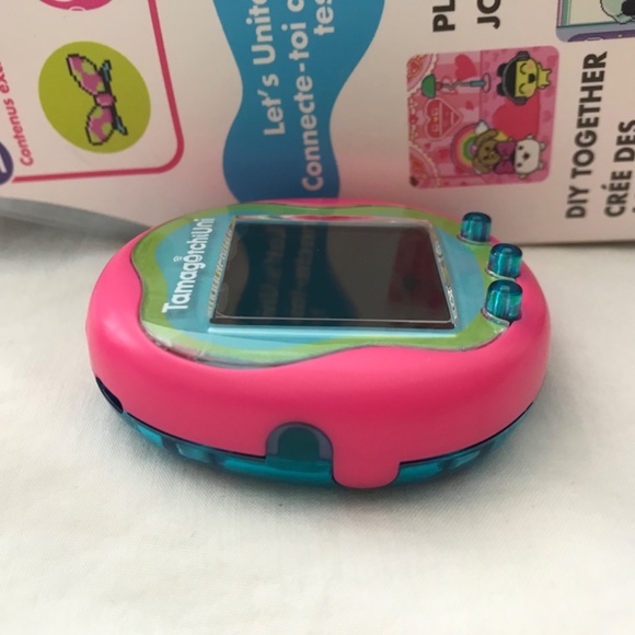 Tamagotchi Uni Pink Green Blue With Watch Wrist Band Screen Protector - Picture 16 of 16